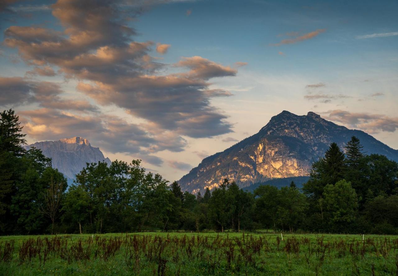 Das Bergquartier - Ferienwohnung Zugspitze Oberau  Exteriér fotografie
